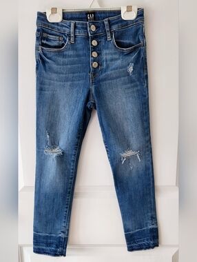 GAP Kids Stretch High Rise Ankle Jeggings - Size 10